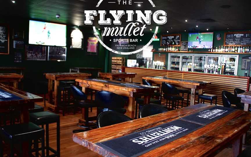 The Flying Mullet Sports Bar, Papamoa Beach, New Zealand
