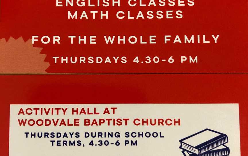 TESOL classes at Woodvale Baptist Church