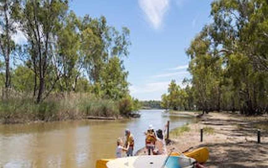 Murray River canoe trails, Mathoura, NSW