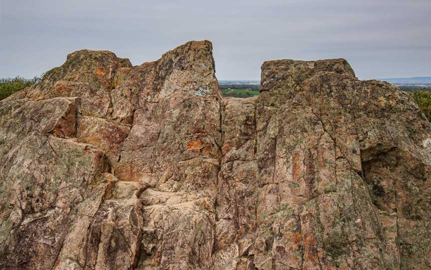 Viewing Rock Lookout, Heathcote, VIC