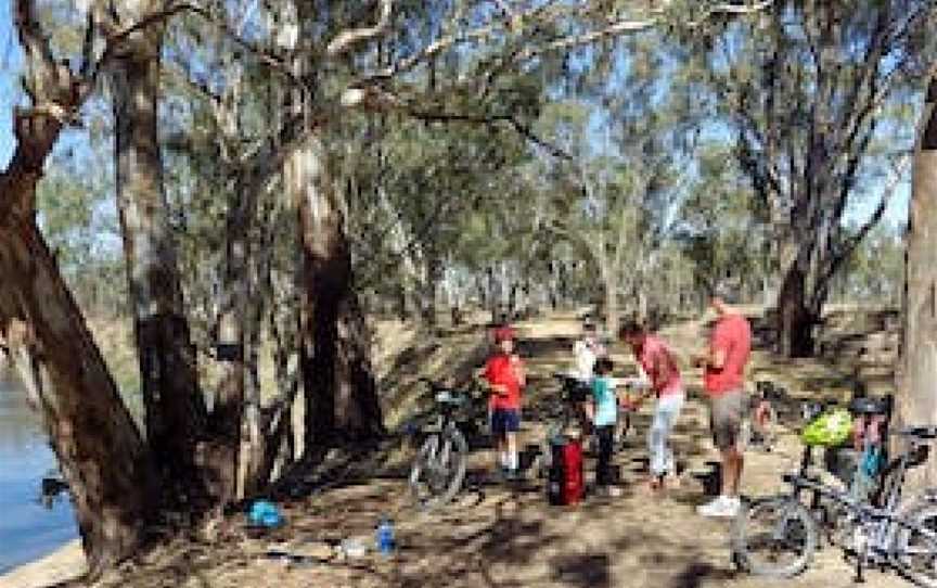Yellowbelly Track cycling route, Echuca, VIC