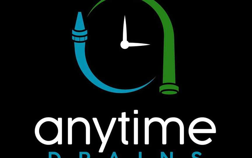 Anytime Drains Plumbing Business Logo