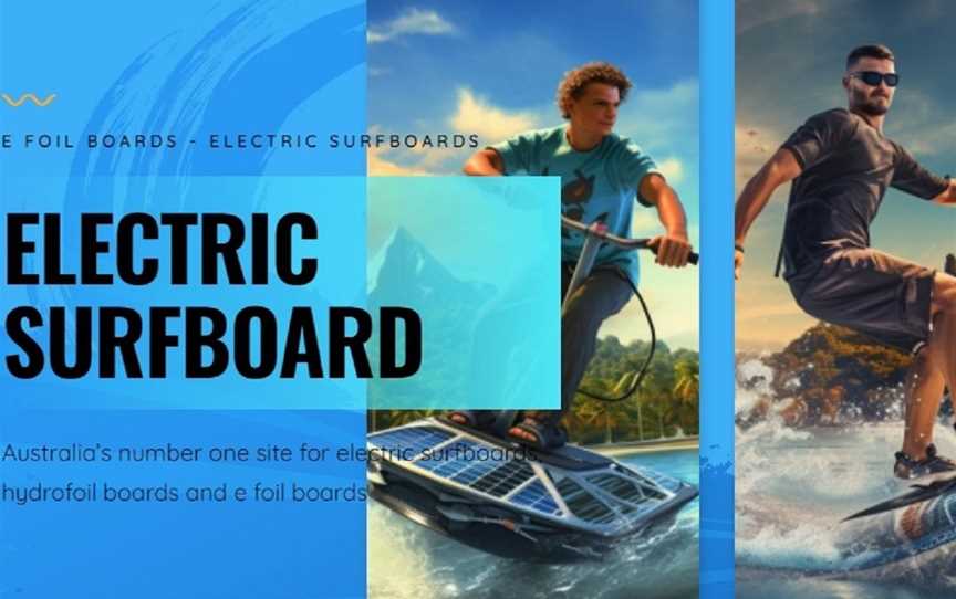 Sells electric surfboards