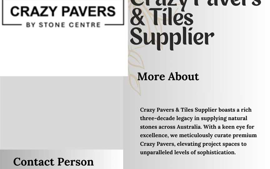Crazy Pavers & Tiles Supplier , Homes Suppliers & Retailers in Sydney CBD