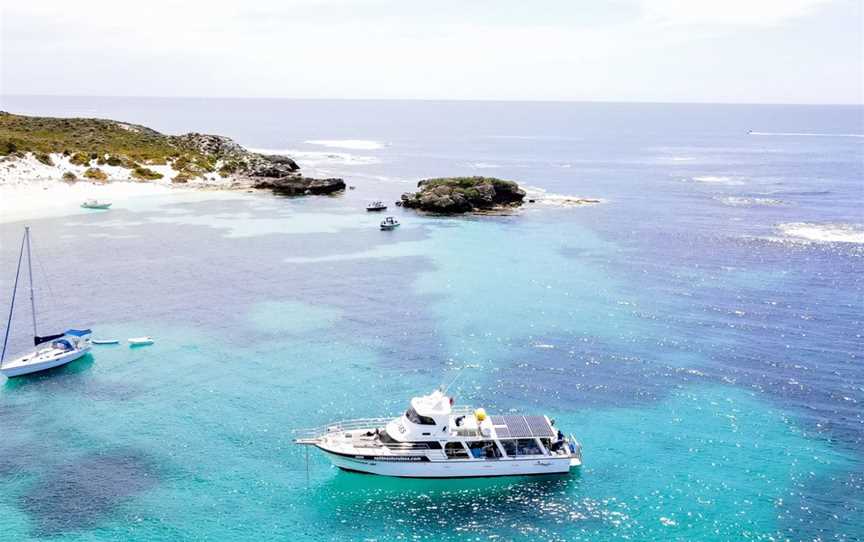 Anchored in a pristine bay, you can swim, snorkel or laze on a float mat, or simply relax on board taking in the views.