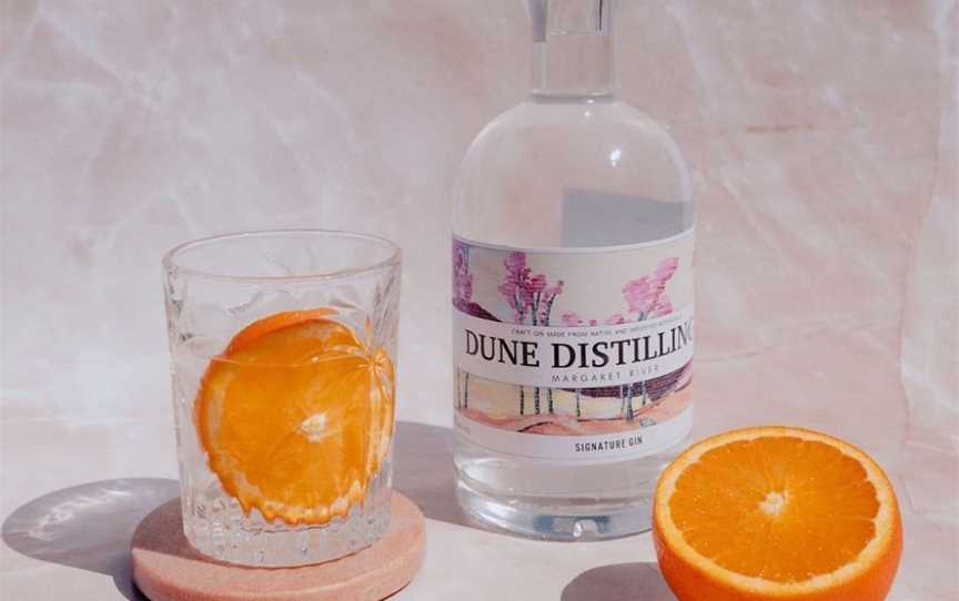 Dune Distilling Co Gold Medal Signature Gin and Tonic