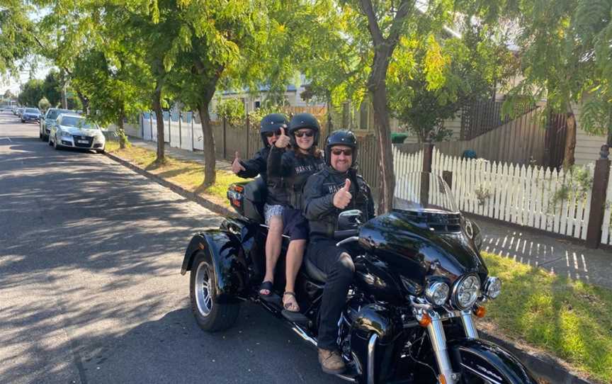 Harley Davidson Trike Tours Melbourne, Sunbury, VIC
