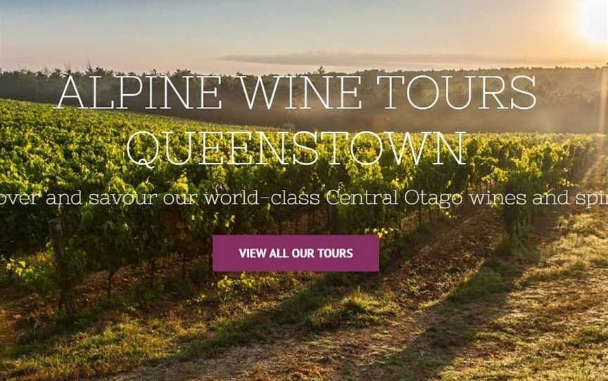 Alpine Wine Tours, Queenstown, New Zealand