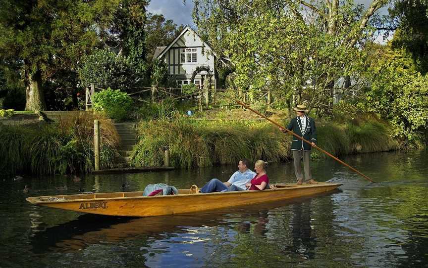 Punting on the Avon, Christchurch, New Zealand