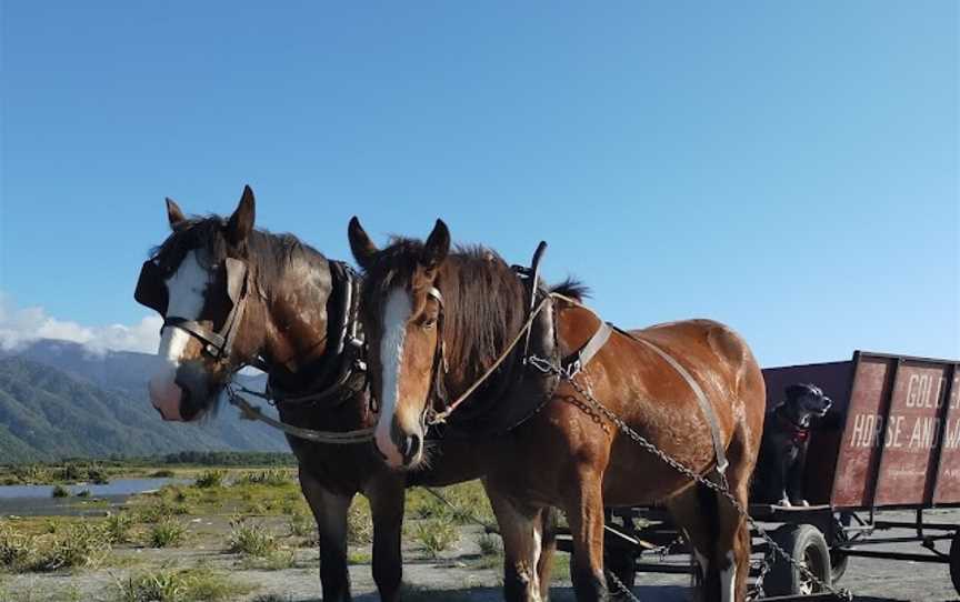 Golden Sands Horse And Wagon Tours, Barrytown, New Zealand