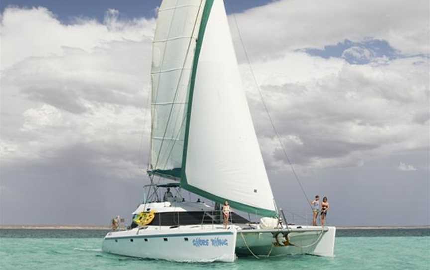 Shore Thing sailing and exploring the Ningaloo Reef in style