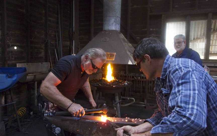 Blacksmithing with Carl