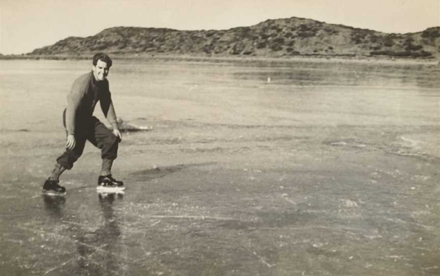 Clive Frenchskatingon Lake Youlc.1950