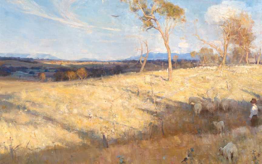 Arthur Streeton Goldensummer CEaglemont Google Art Project