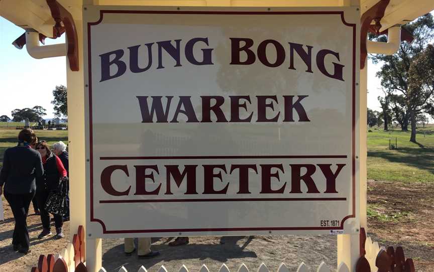 Bung Bong Victoria Cemeterysign