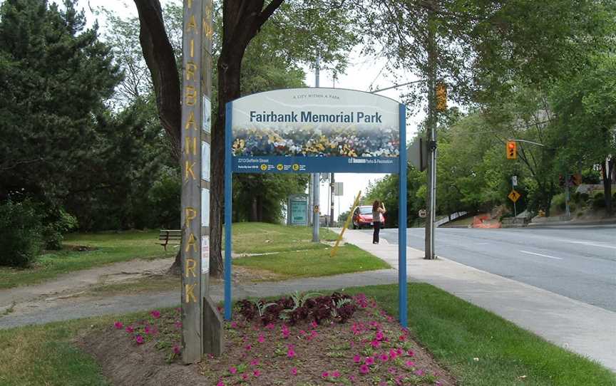Fairbank Memorial Parksign