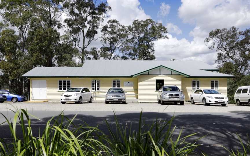 Upper Kedron Cedar Creek hall - carpark (6284780326).jpg