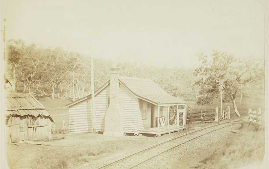 Cranley(formerly Bremmers Gate)ontherailwaylinefrom Toowoombato Warwick C1897