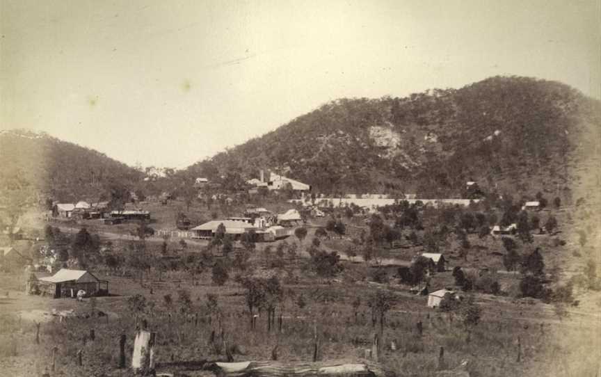 Gold mining town of Mount Leyshon, ca. 1890 (7464841278).jpg