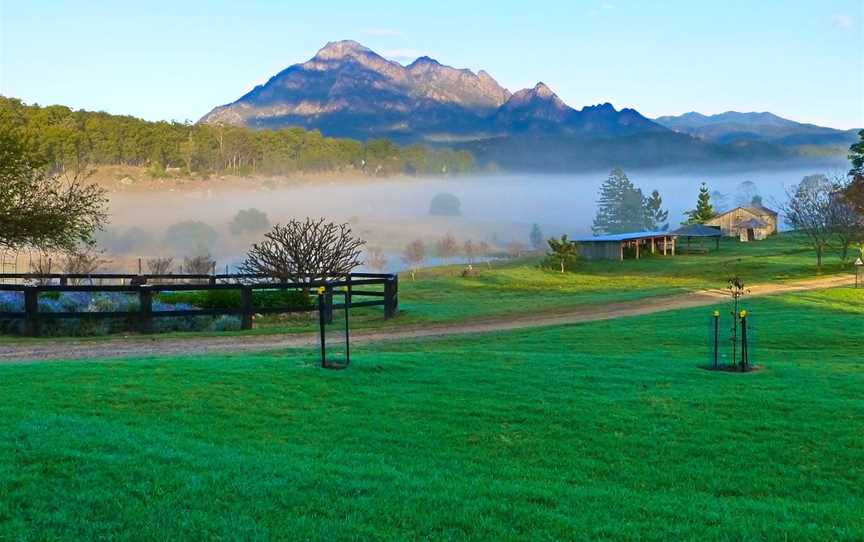 Mt Barney over the fog from Lillydale - panoramio.jpg