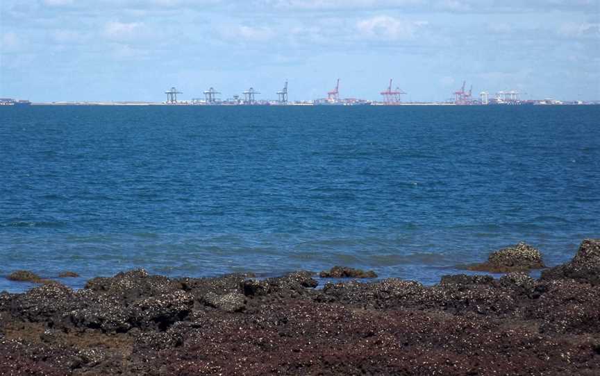 Portof Brisbanefrom Redcliffe Pointat Redcliffe CQueensland