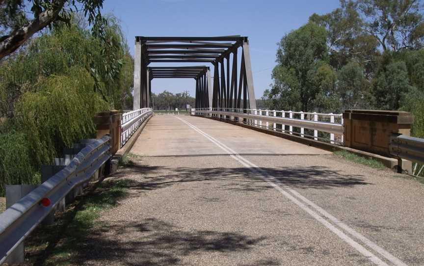 Bridge Over Murrumbidgee River Near Collingullie