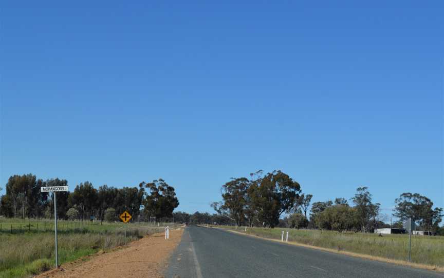Morangarell Town Entry Sign