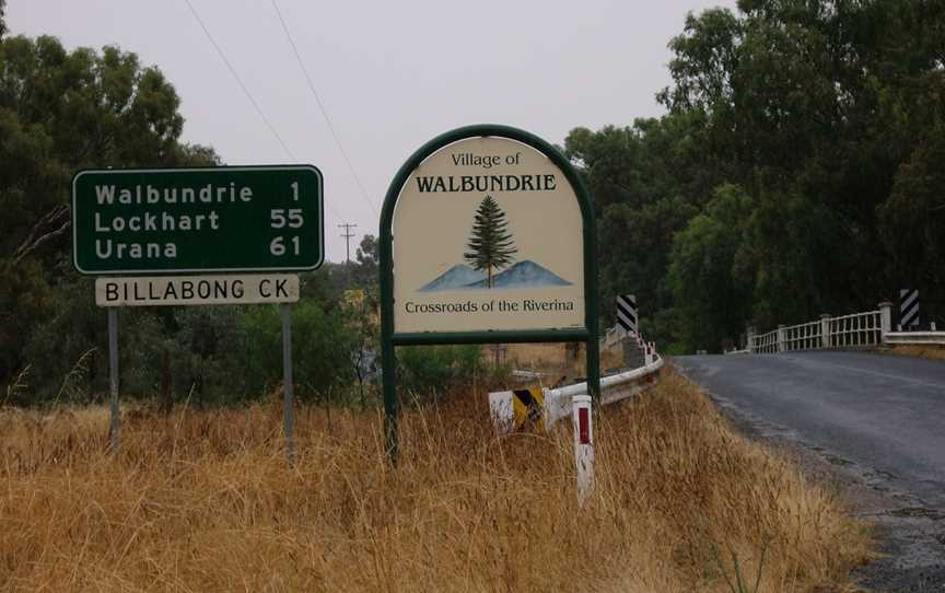 Entering Walbundrie