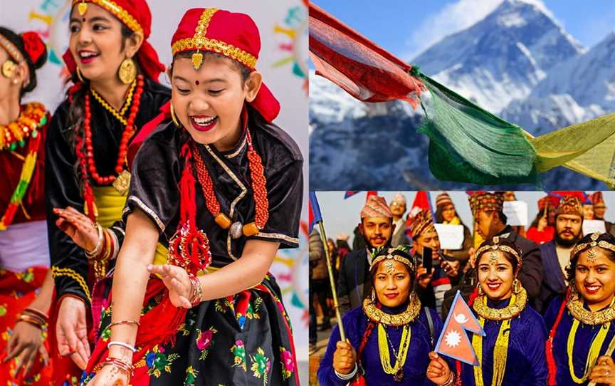 Nepali music dance, celebration & Mt Everest