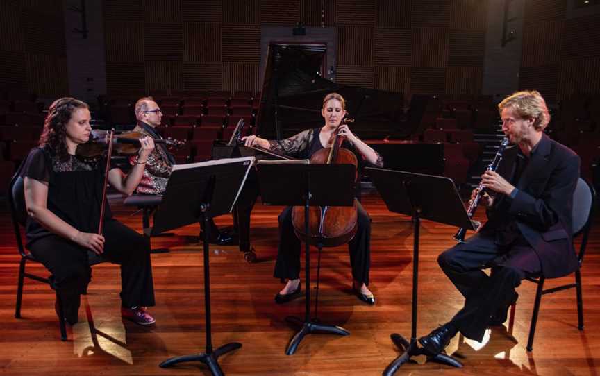 Chimera Ensemble Clarinet Quartet - Rebecca Glorie, Tommaso Pollio, Melinda Forsythe, Geoff Bourgault