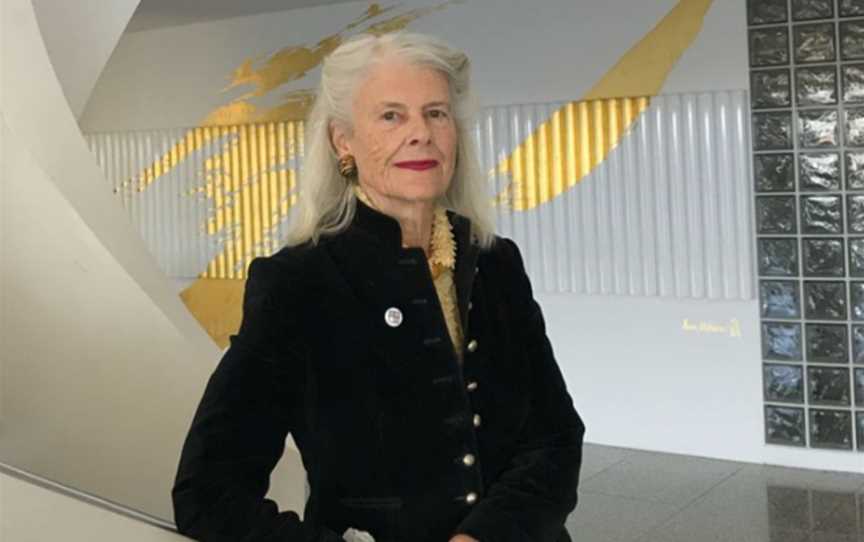 Penelope Seidler AM at the Harry Seidler offices