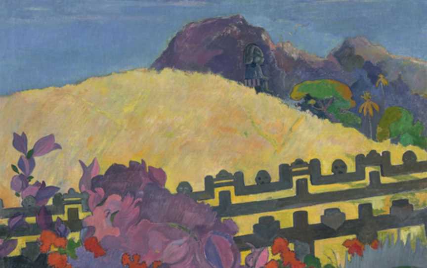 Paul Gauguin, The Sacred Mountain (Parahi Te Marae), 1892, oil on canvas, 66 x 88.9 cm, Philadelphia Museum of Art