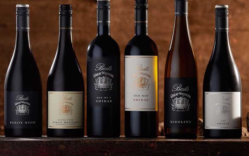 Best's Wines Great Western produce several different ranges of wine to suit a variety of palates and price points.