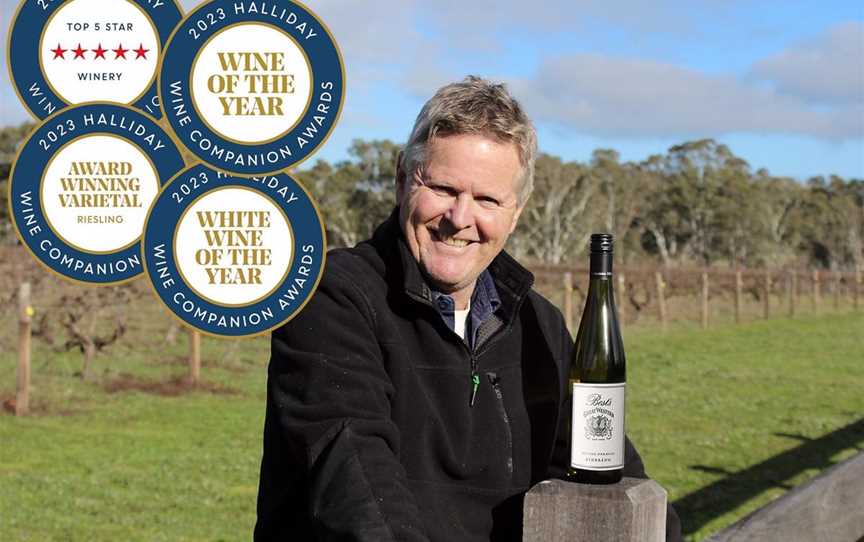 Ben Thomson and the team at Best's Wines in Great Western are thrilled to have won the 2023 Halliday Wine Companion Wine Of The Year for the 2021 Foudre Ferment Riesling.