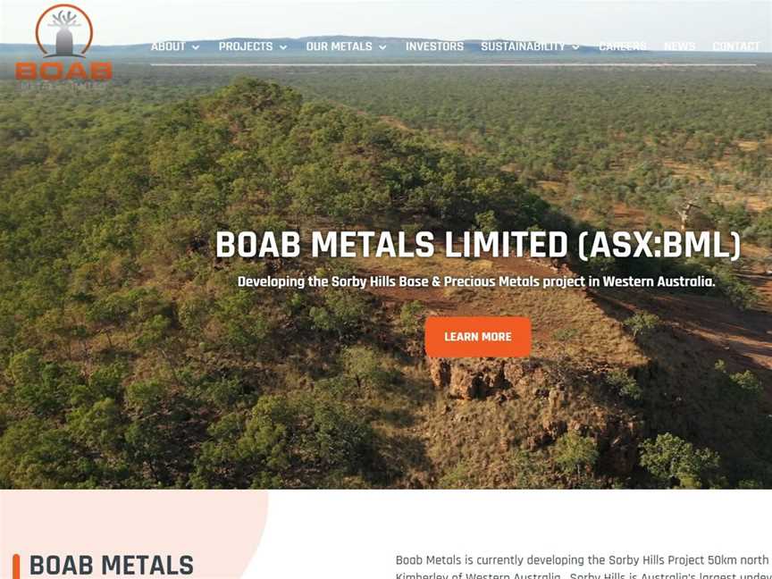 Boab Metals Limited, Local Facilities in West Perth