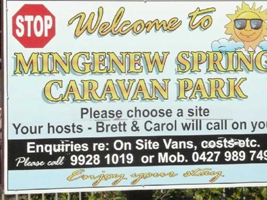 Mingenew Spring Caravan Park, Accommodation in Mingenew