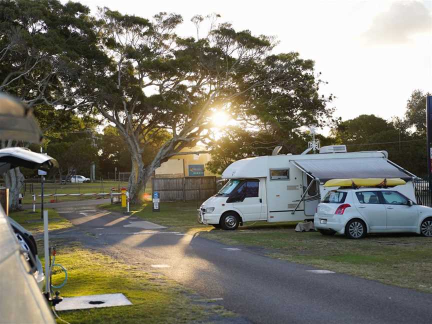 Camping at Shaws Bay