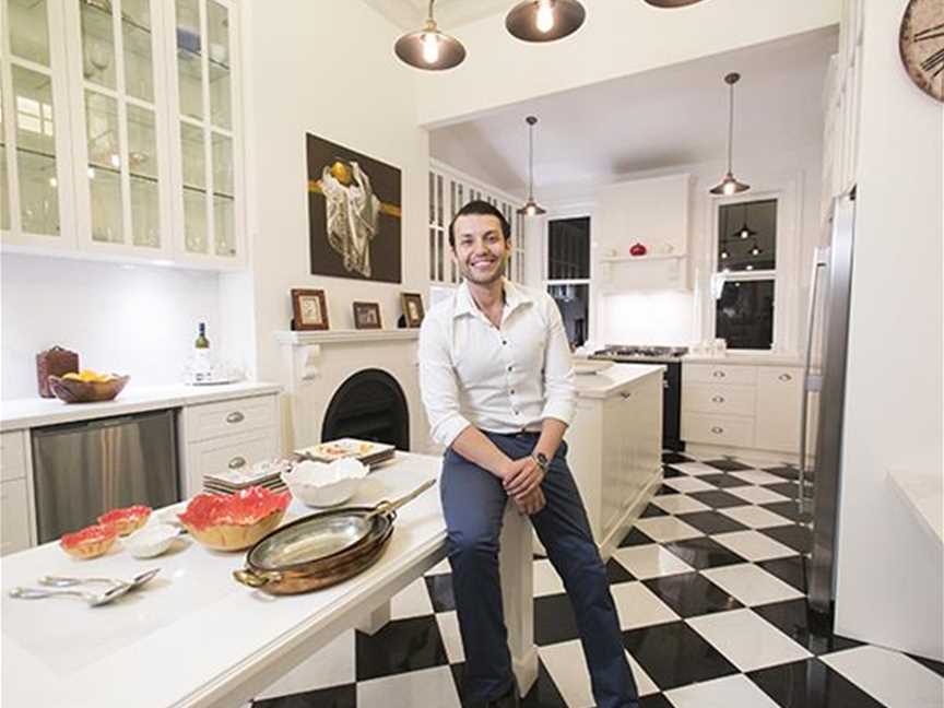 Klever Kitchens owner Sergio in one of his newly renovated kitchens