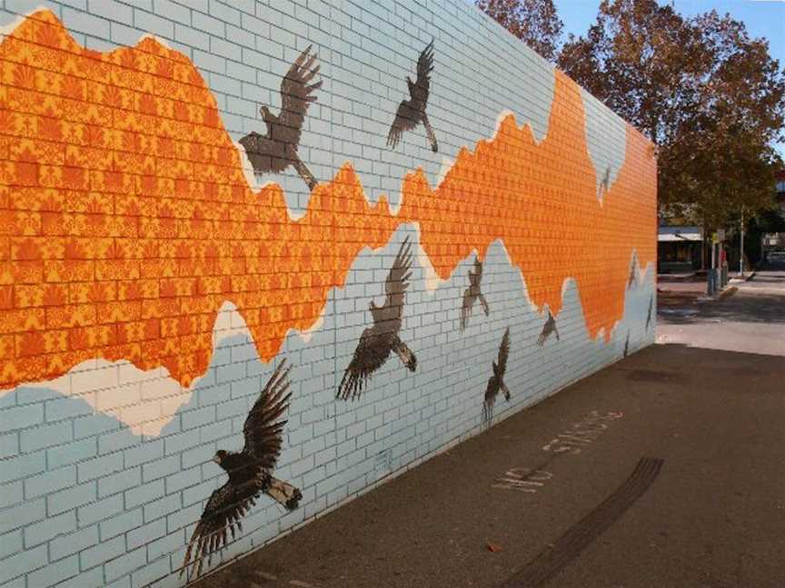Sky’s Chorus Mural, Attractions in Subiaco