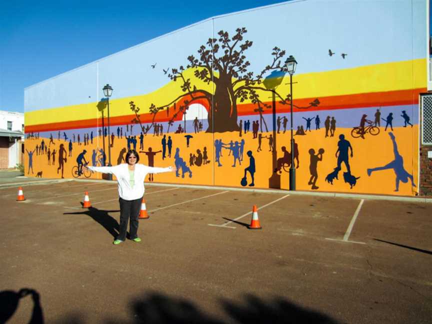The Parable Of The Tree Mural, Tourist attractions in Subiaco