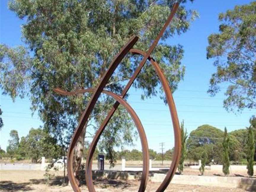 Steel sculpture by Jean-Pierre Rives - France