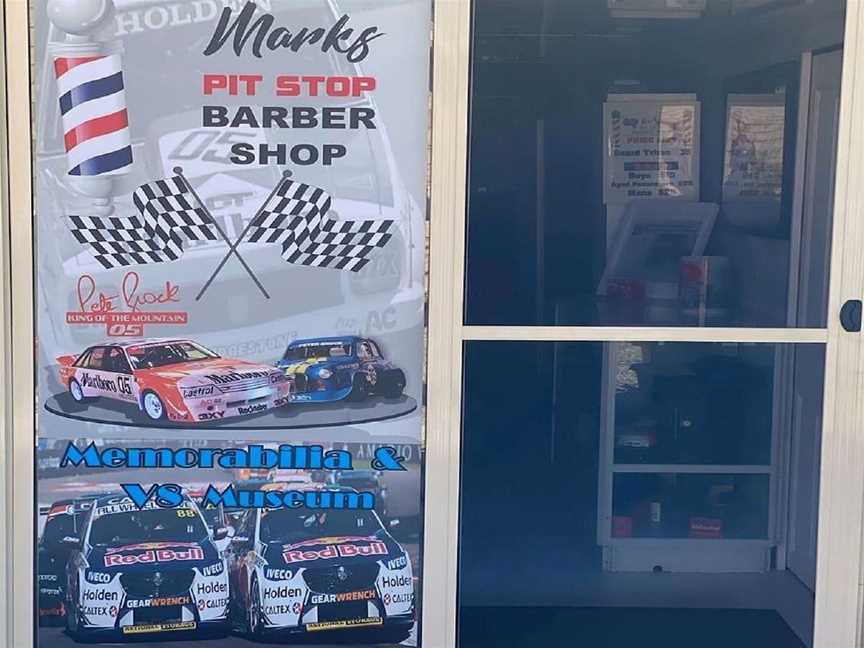 Marks Pit Stop Barber Shop & Peter Brock Museum, Tourist attractions in Burrangong