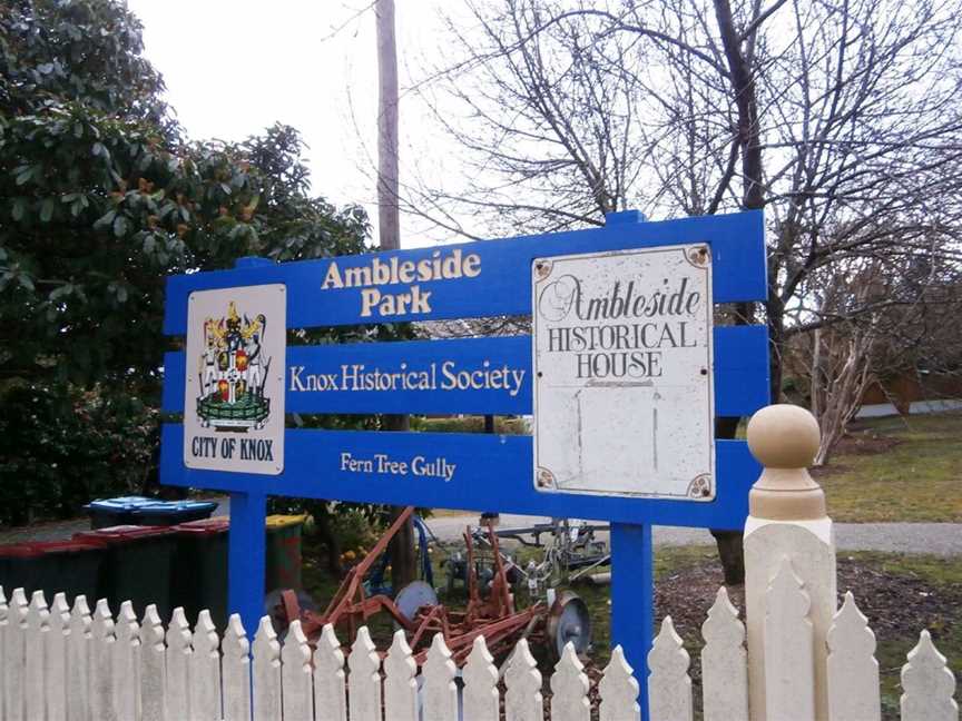 Ambleside Park Homestead, Tourist attractions in Ferntree Gully