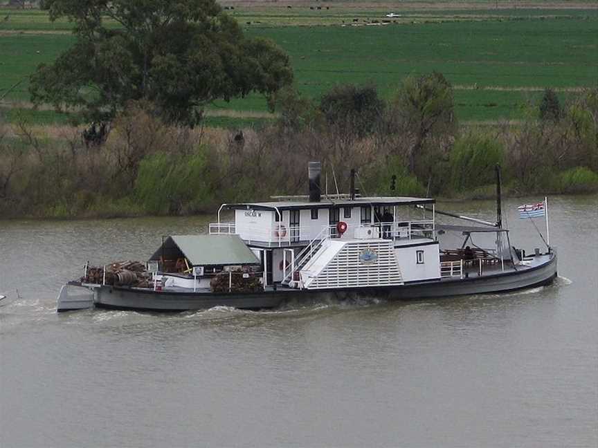 Paddle Steamer Oscar W, Tourist attractions in Goolwa