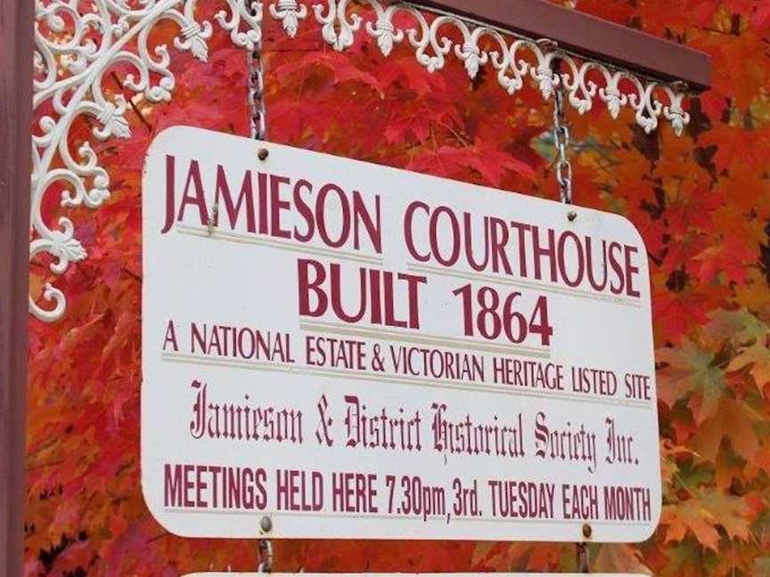 Jamieson & District Historical Society, Tourist attractions in Jamieson
