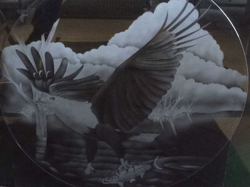 Etched African Fish Eagle