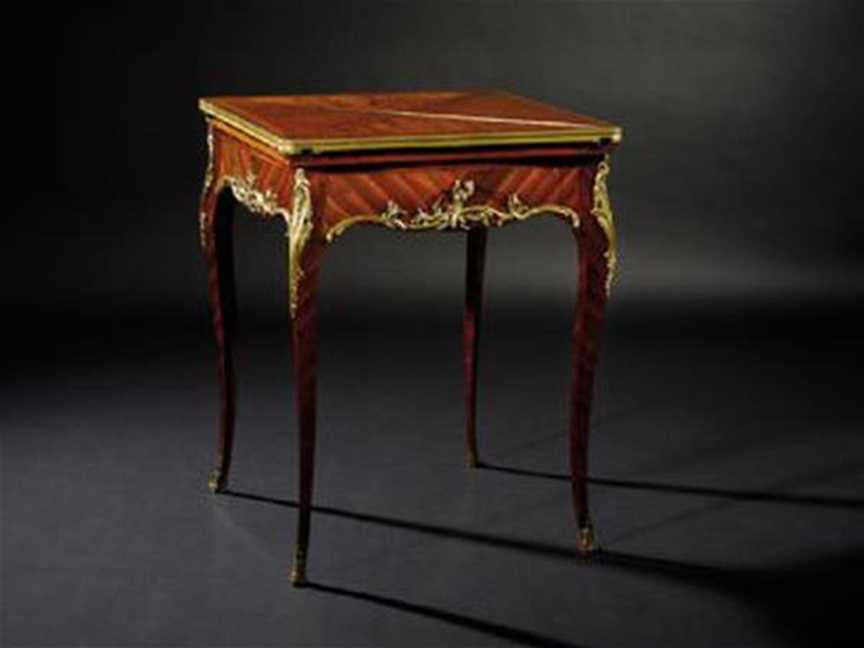 A fine quality late 19th century kingwood and ormolu mounted envelope card table in the Louis XV style, by Paul Sormani Paris