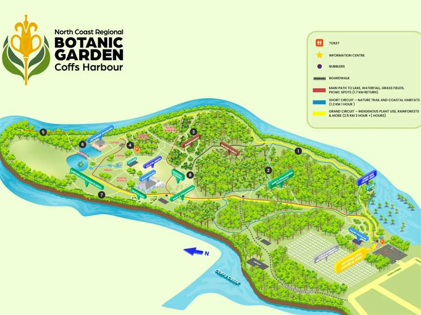 North Coast Regional Botanic Garden, Coffs Harbour, NSW