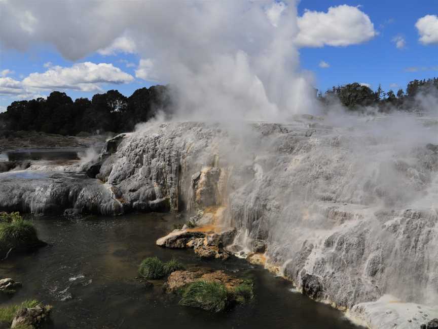 Geothermal Valley Te Puia, Rotorua, New Zealand