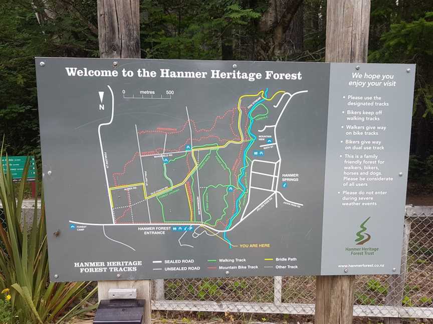 Hanmer Heritage Forest Trust, Hanmer Springs, New Zealand
